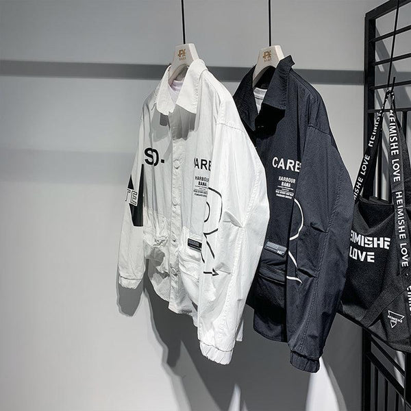 Wind - shaped Korean Version Of The Trend Of Men's Casual Sunscreen Clothing Stitching Contrast Color Fashion Jacket Men - Amazitshop