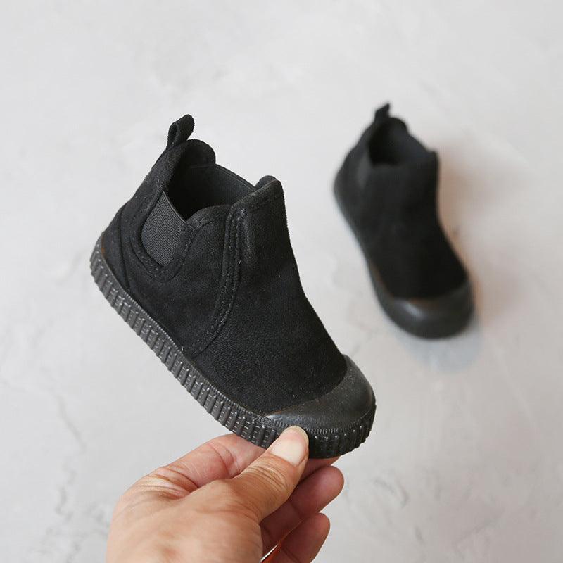 Winter Children Warm High - top Velvet Cotton Shoes - Amazitshop