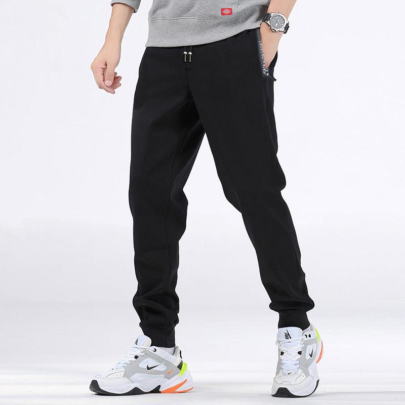 Winter Fleece Lined Padded Warm Keeping Casual Pants Men - Amazitshop