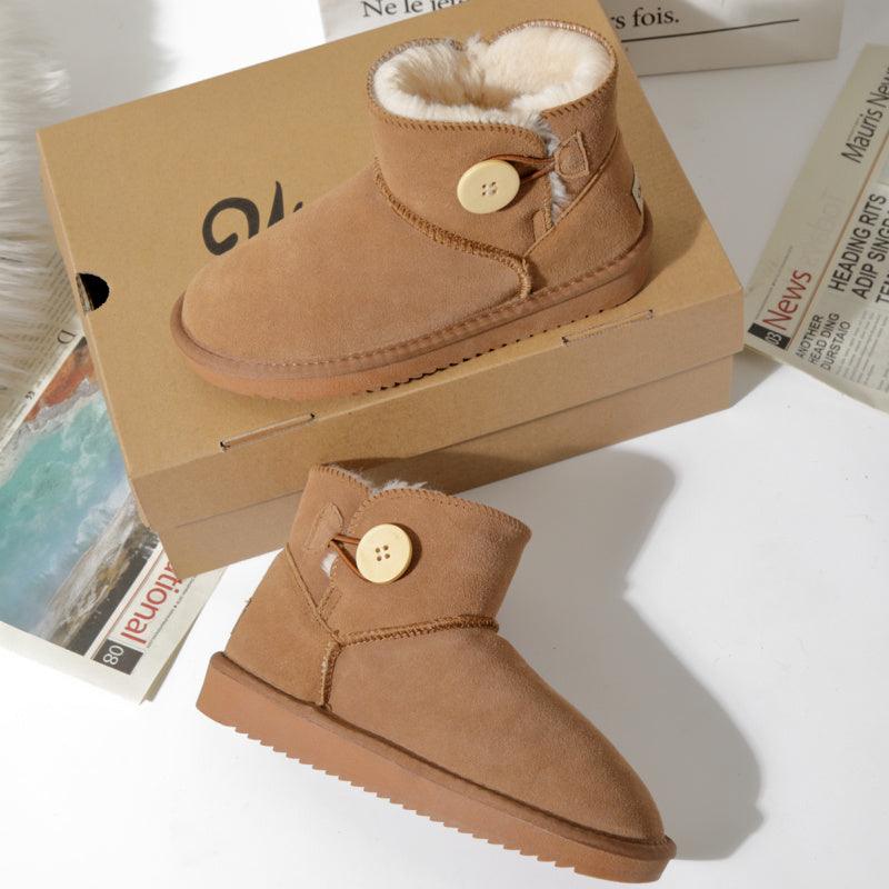 Winter Non - slip Bread Low Top Flat Cotton Shoes - Amazitshop