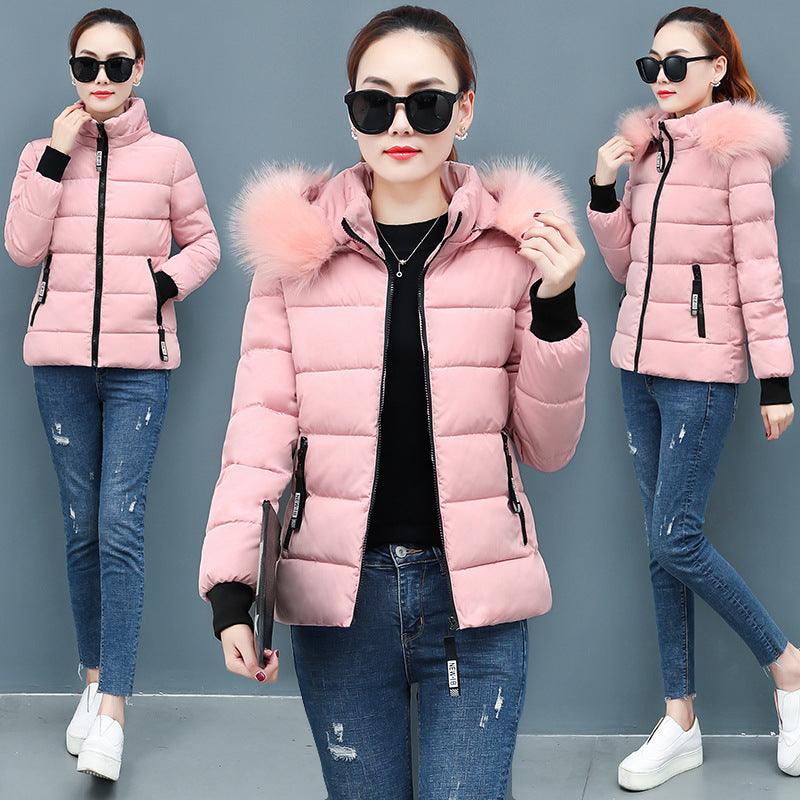 Winter padded jacket students short down padded jacket - Amazitshop