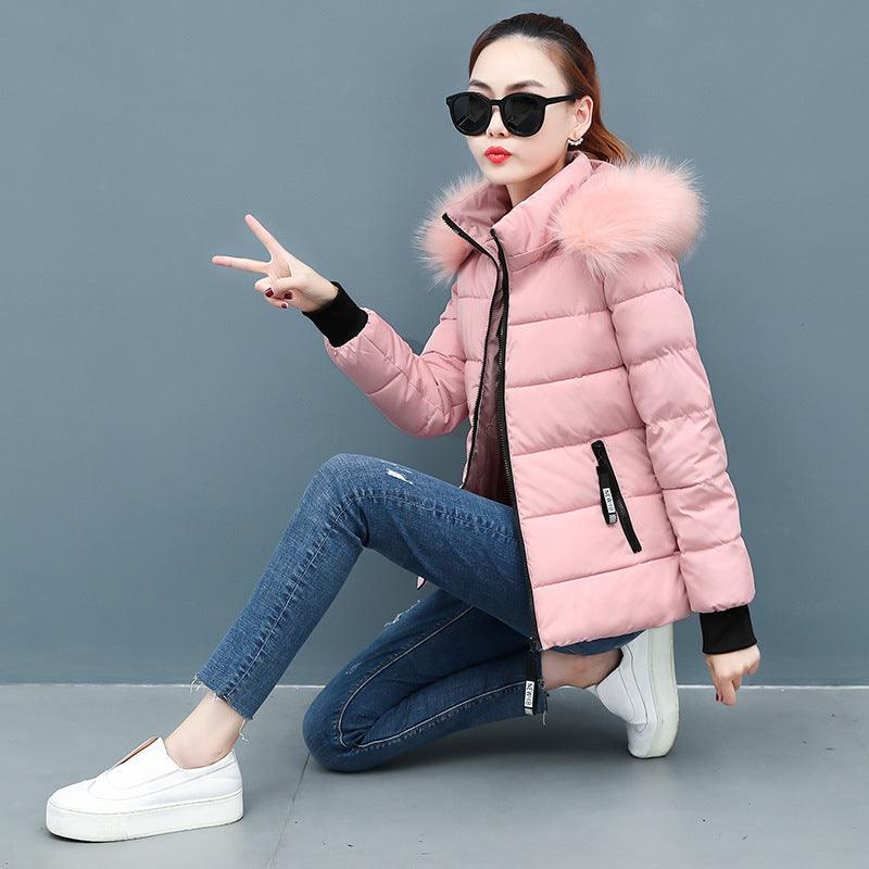 Winter padded jacket students short down padded jacket - Amazitshop
