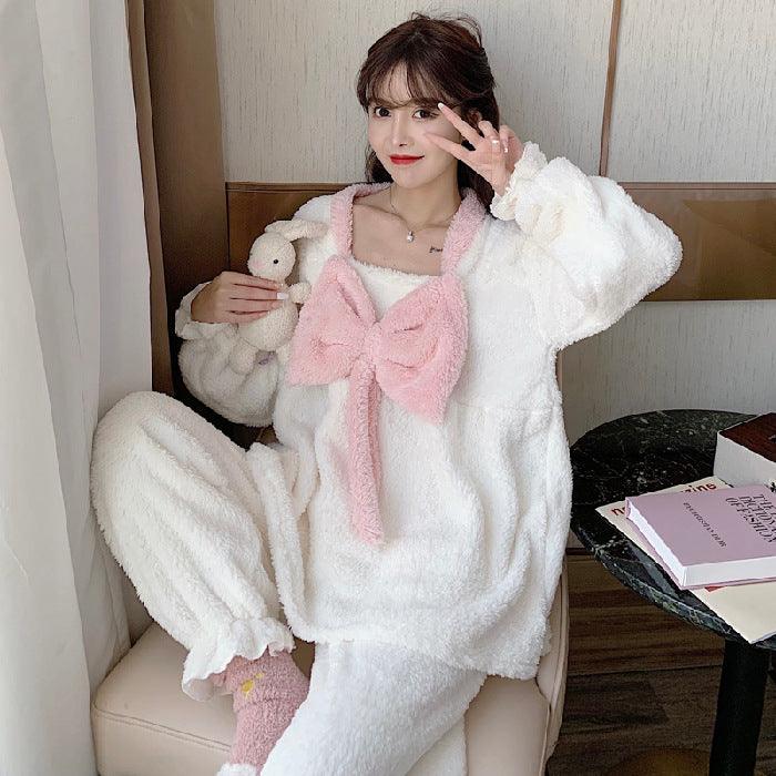 Winter Sweet And Warm Plush Loungewear - Amazitshop