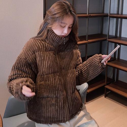 Winter warm short cotton jacket - Amazitshop