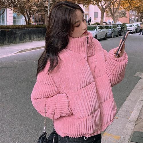 Winter warm short cotton jacket - Amazitshop