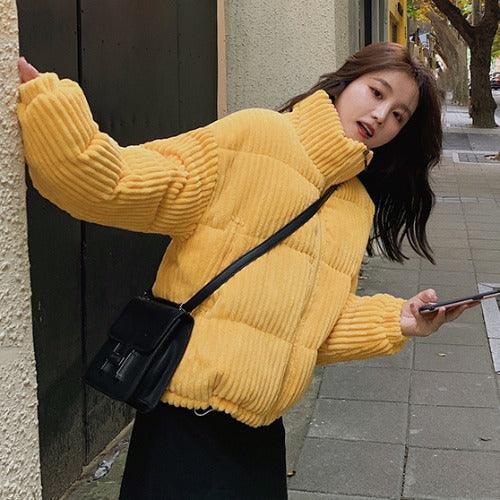 Winter warm short cotton jacket - Amazitshop