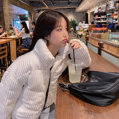 Winter warm short cotton jacket - Amazitshop