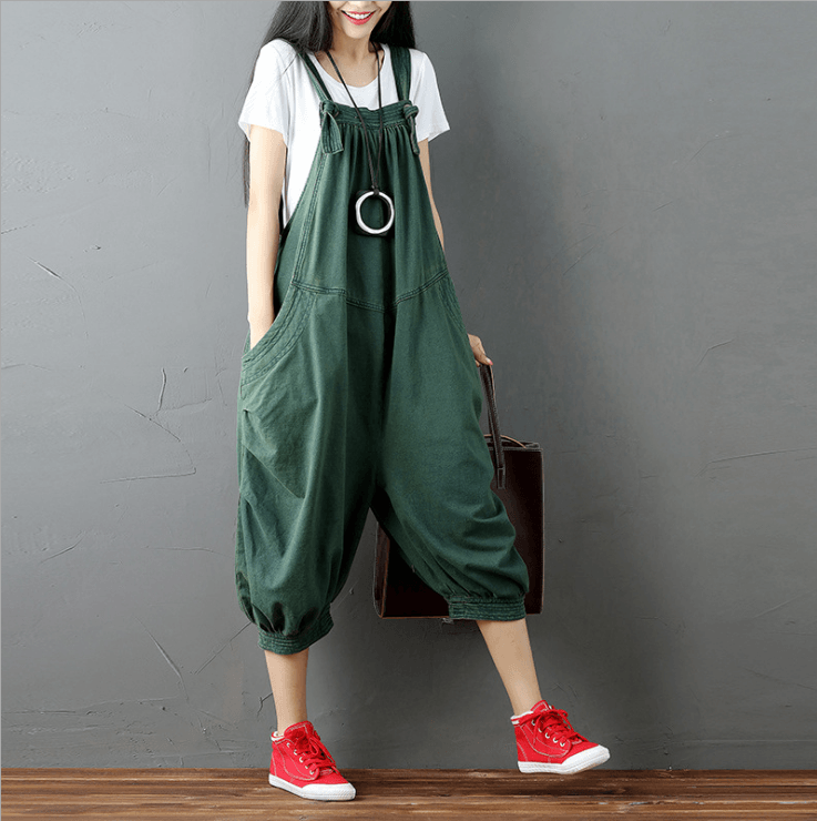 Women Casual Drop Crotch Jumpsuits - Amazitshop