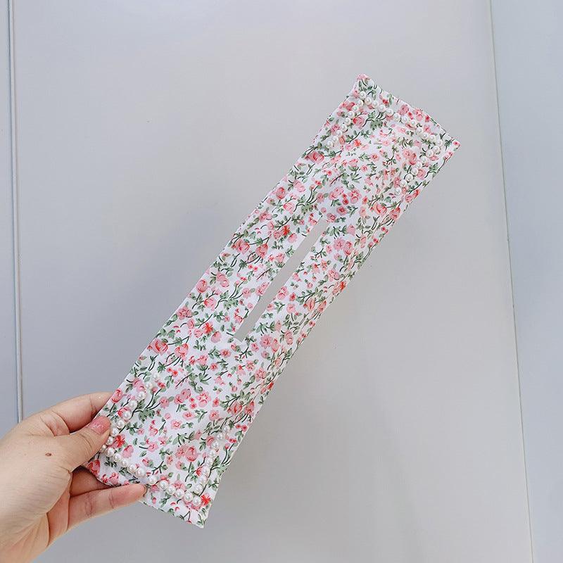 Women Elegant Solid Print Bun DIY Hairstyle Making Hold Long Tools Bow Headband Hairbands Fashion Hair Accessories - Amazitshop