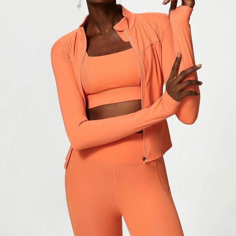 Women Fall And Winter New Tight Fast Dry Breathable Tops Long Sleeve - Amazitshop