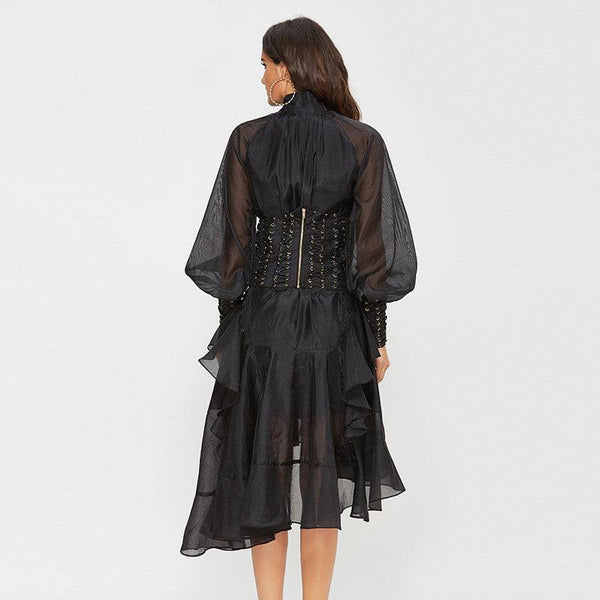 Women Flower Printed Party Dresses - Amazitshop