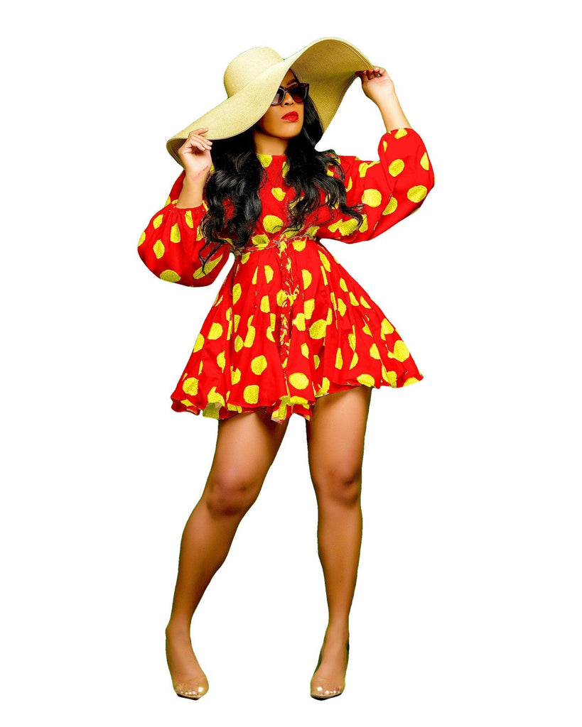 Women Long Sleeve Dresses Chiffon Bodycon - Amazitshop