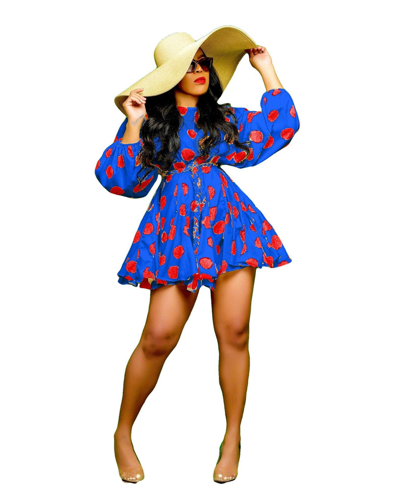 Women Long Sleeve Dresses Chiffon Bodycon - Amazitshop