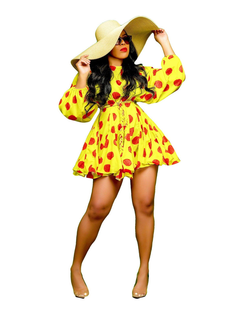 Women Long Sleeve Dresses Chiffon Bodycon - Amazitshop