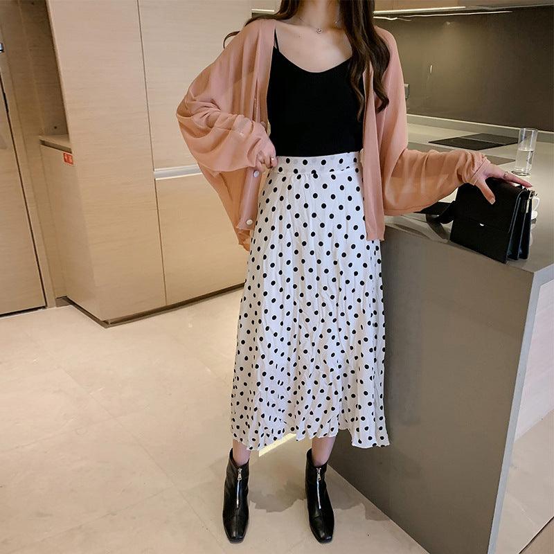 Women Spring Summer Cardigans V Neck Transparent - Amazitshop