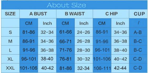 Women Swimwear Bikini Set Push Up Swim Suit - Amazitshop