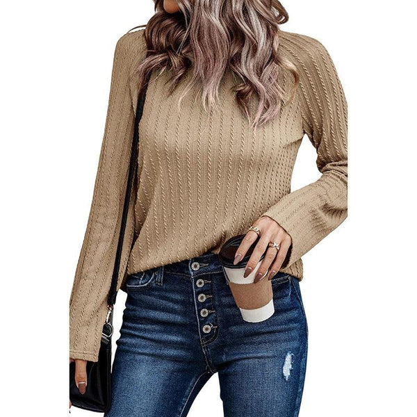 Women's Autumn Solid Color Knitwear - Amazitshop