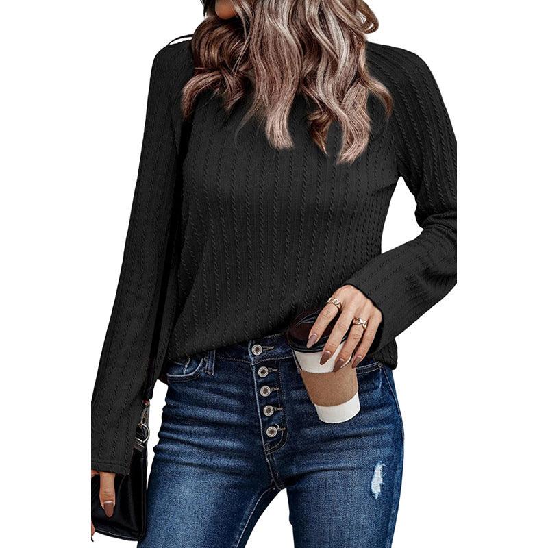 Women's Autumn Solid Color Knitwear - Amazitshop