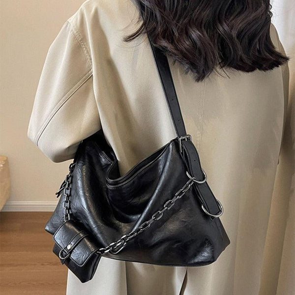 Women's Bags With Small Wallet Fashion Retro Chain Shoulder Bag - Amazitshop