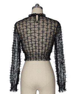 Women's bows reveal crop tops - Amazitshop