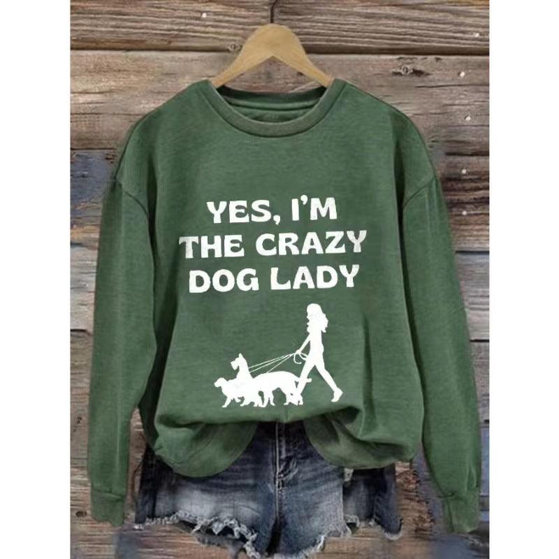 Women's Clothing 3D Digital Printing Long Sleeve Raglan Round Neck Women's Sweater - Amazitshop