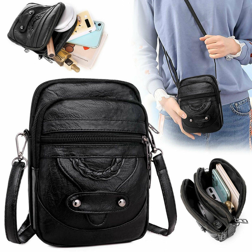 Women's Cross - body Small Cell Phone Handbag Case Shoulder Bag Pouch Purse Wallet - Amazitshop