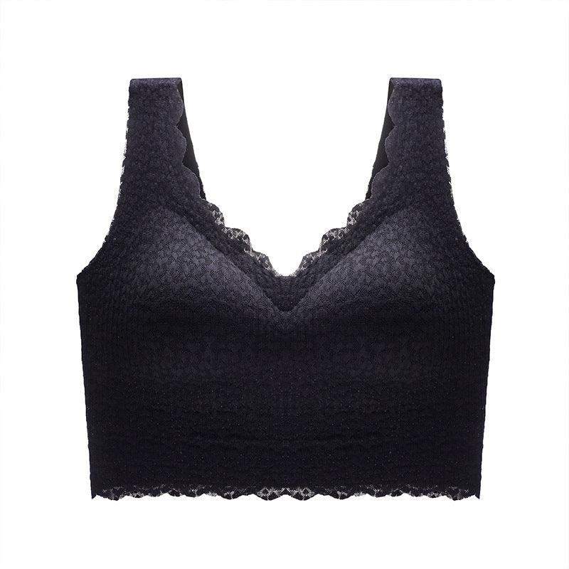 Women's Double Button Sports Seamless Lingerie Bra - Amazitshop