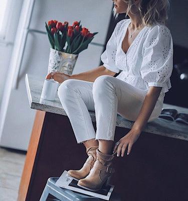 Women's embroidered tops - Amazitshop