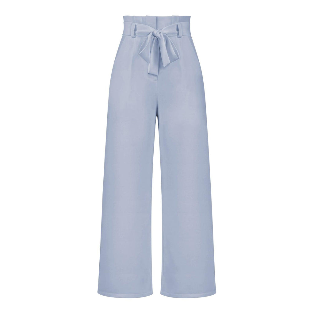 Women's Fashion All - matching Casual Wide - leg Trousers - Amazitshop