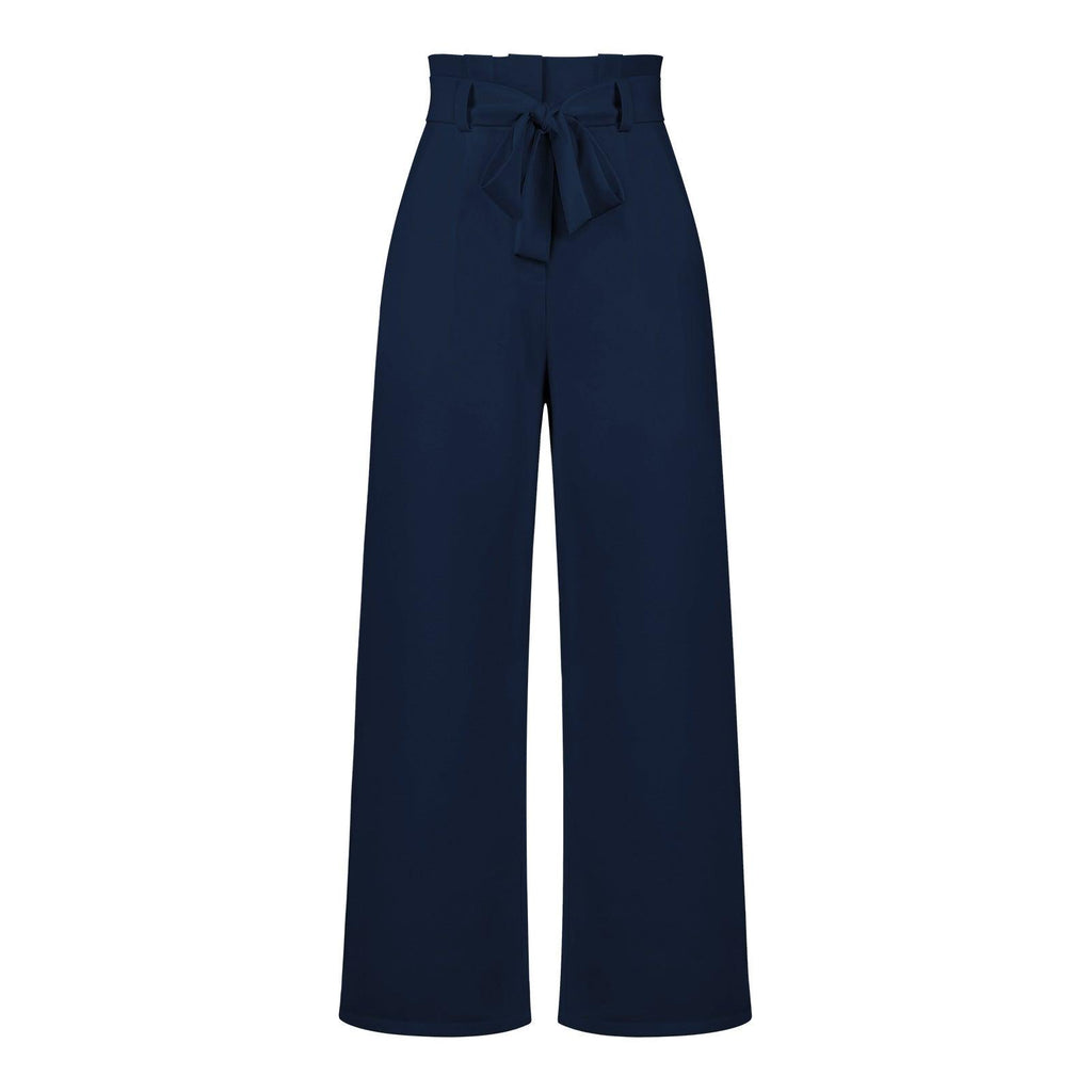 Women's Fashion All - matching Casual Wide - leg Trousers - Amazitshop