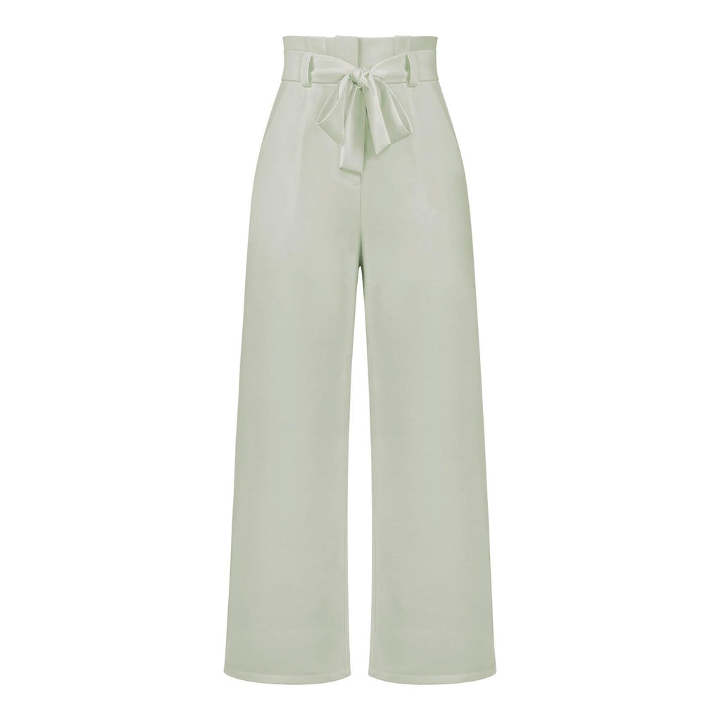 Women's Fashion All - matching Casual Wide - leg Trousers - Amazitshop