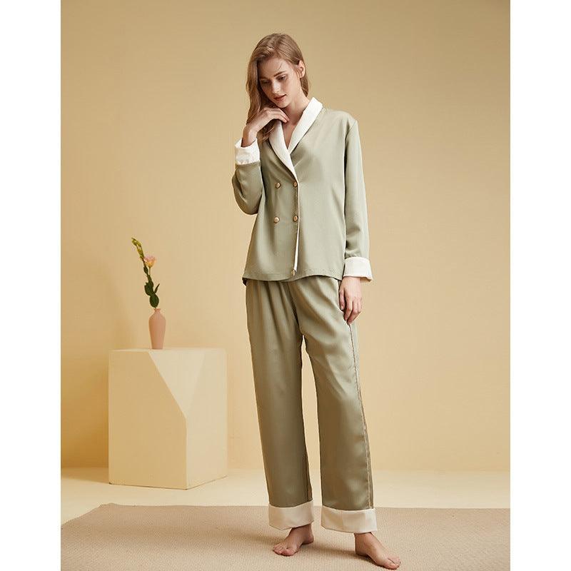 Women's Fashion Velvet Pajamas Set - Amazitshop