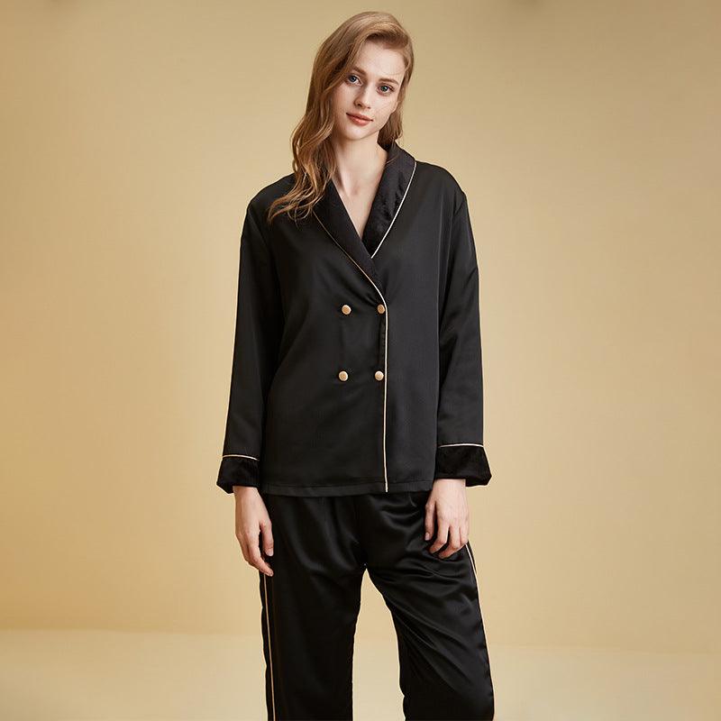 Women's Fashion Velvet Pajamas Set - Amazitshop