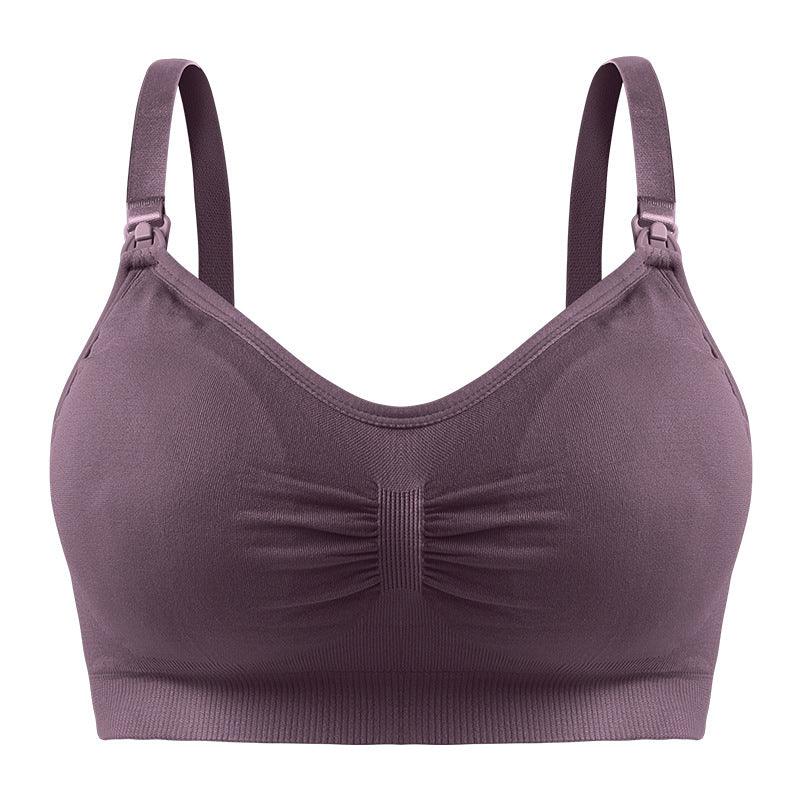 Women's Fashion Wireless Double Layer Seamless Detachable Breathable Bra - Amazitshop