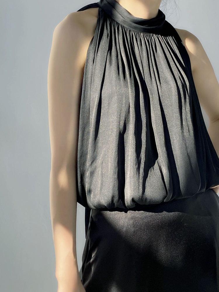 Women's Halter Tops Sleeveless Suspenders - Amazitshop