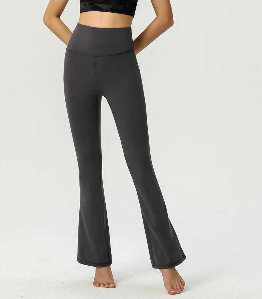 Women's High Elasticity Casual Double Sided Brushed High Waist Yoga Pants - Amazitshop