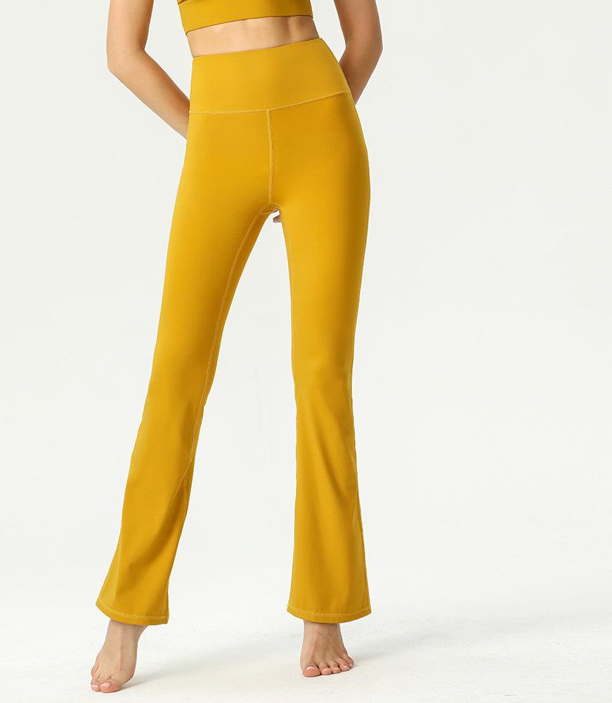 Women's High Elasticity Casual Double Sided Brushed High Waist Yoga Pants - Amazitshop