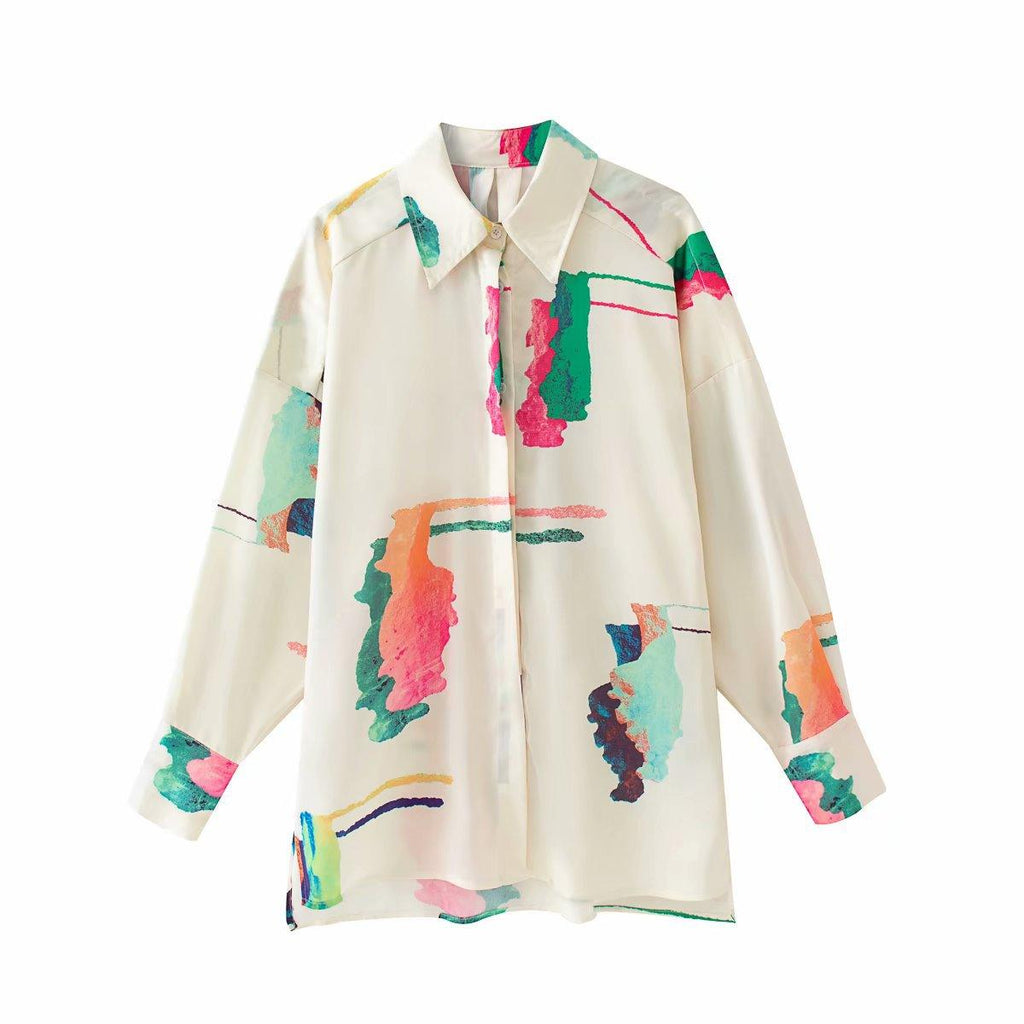 Women's loose shirt tops - Amazitshop