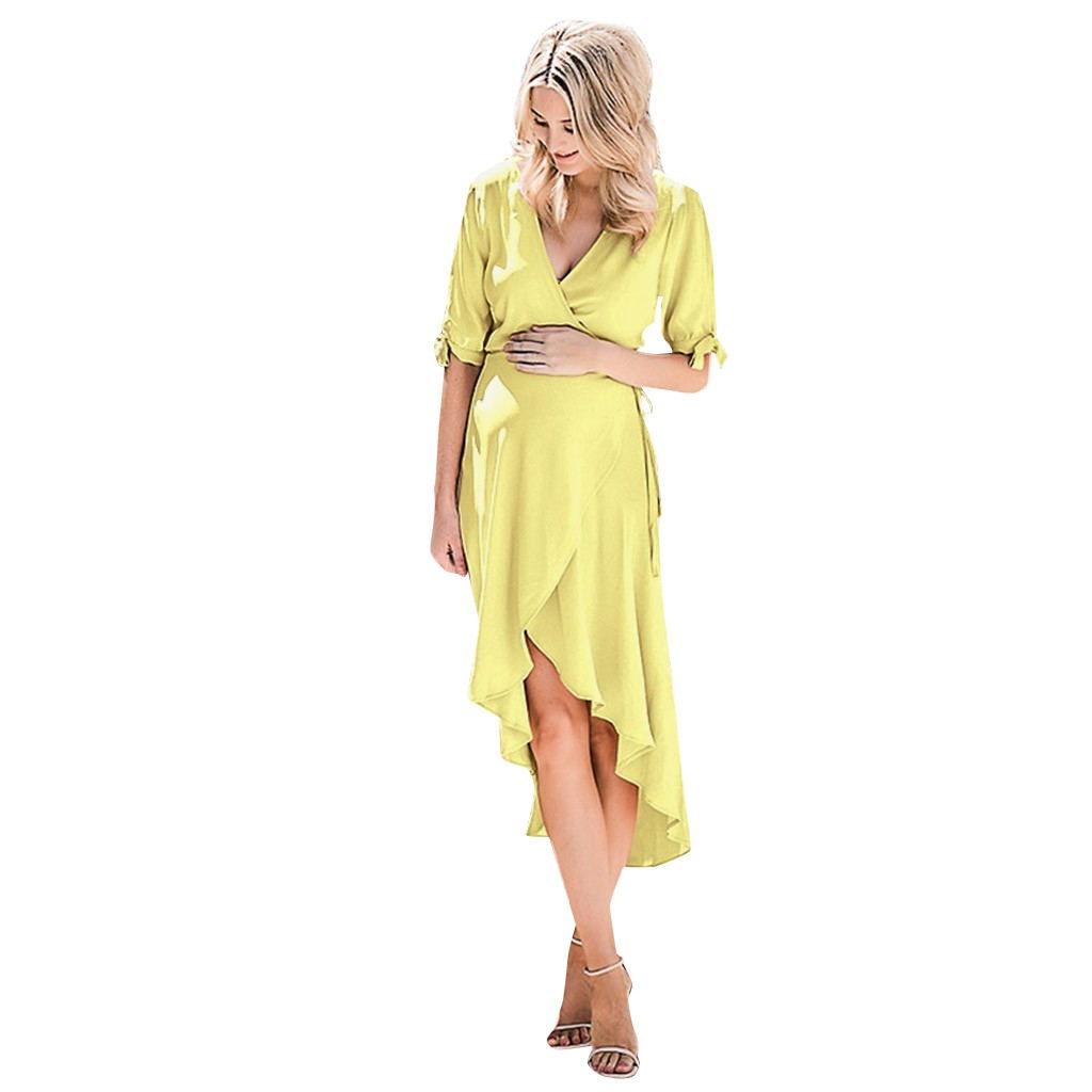 Women's Maternity Dress Fashion Summer Dresses - Amazitshop