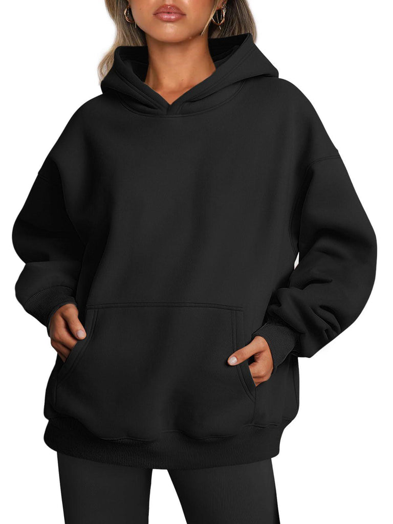 Women's Oversized Hoodies Fleece Loose Sweatshirts With Pocket Long Sleeve Pullover Hoodies Sweaters Winter Fall Outfits Sports Clothes - Amazitshop