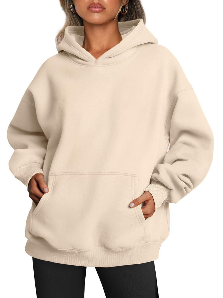 Women's Oversized Hoodies Fleece Loose Sweatshirts With Pocket Long Sleeve Pullover Hoodies Sweaters Winter Fall Outfits Sports Clothes - Amazitshop