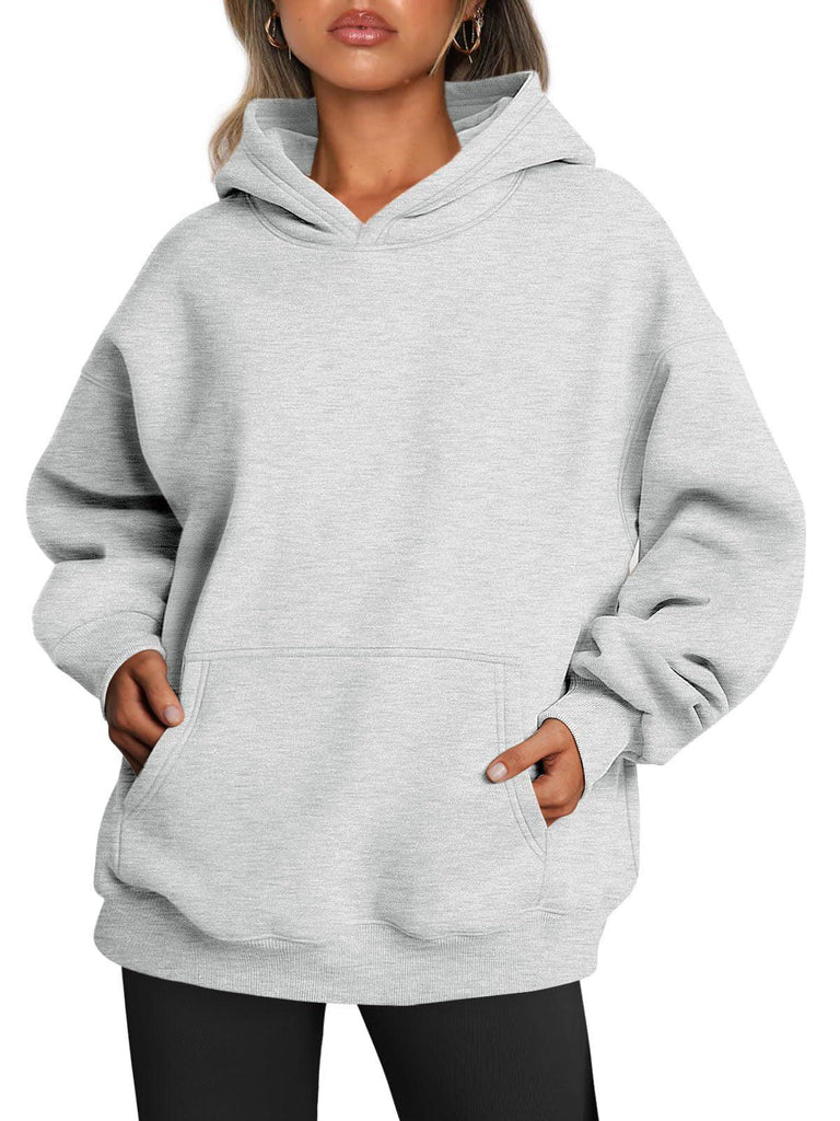 Women's Oversized Hoodies Fleece Loose Sweatshirts With Pocket Long Sleeve Pullover Hoodies Sweaters Winter Fall Outfits Sports Clothes - Amazitshop