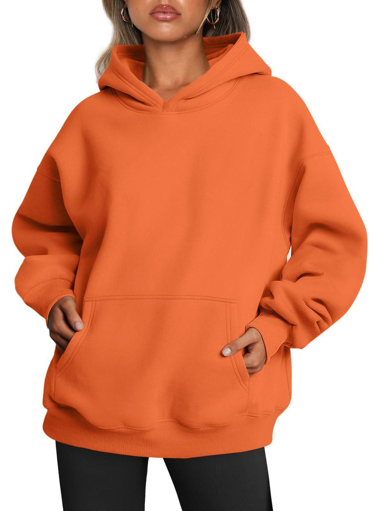Women's Oversized Hoodies Fleece Loose Sweatshirts With Pocket Long Sleeve Pullover Hoodies Sweaters Winter Fall Outfits Sports Clothes - Amazitshop