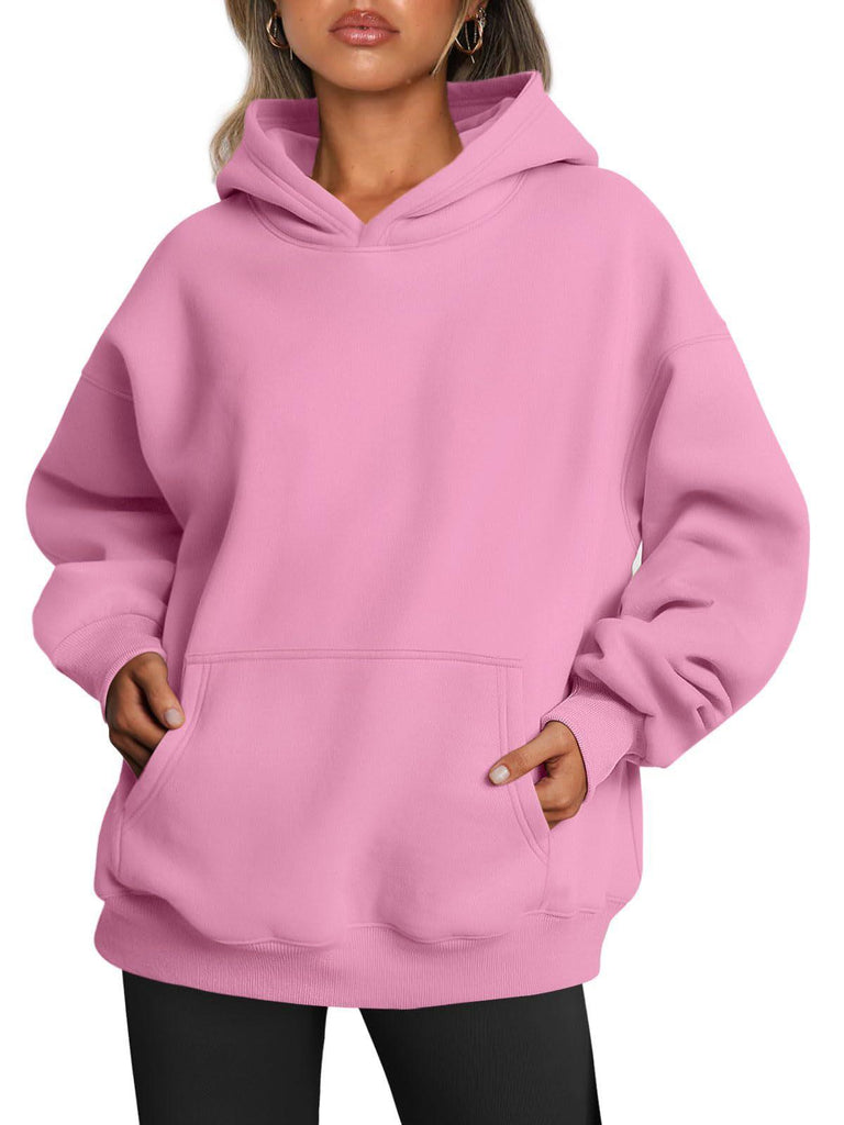 Women's Oversized Hoodies Fleece Loose Sweatshirts With Pocket Long Sleeve Pullover Hoodies Sweaters Winter Fall Outfits Sports Clothes - Amazitshop