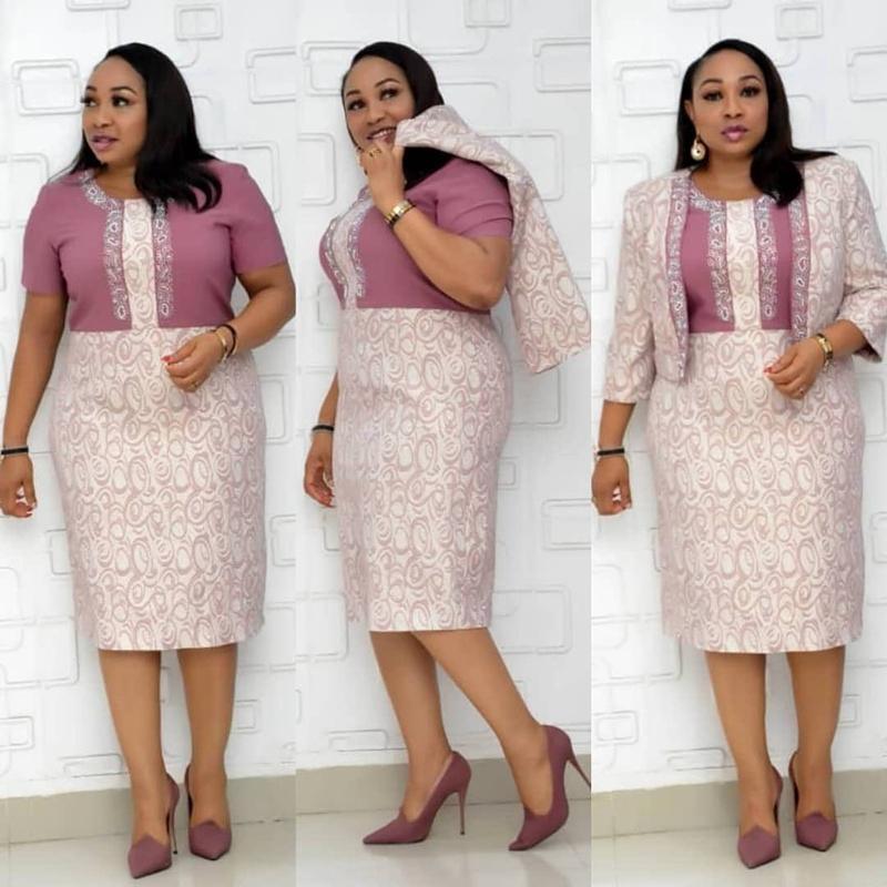 Women's Plus Size Dress Suit - Amazitshop
