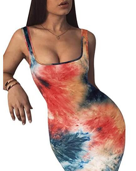 Womens Sexy Bodycon Tank Dress Sleeveless - Amazitshop