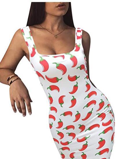 Womens Sexy Bodycon Tank Dress Sleeveless - Amazitshop