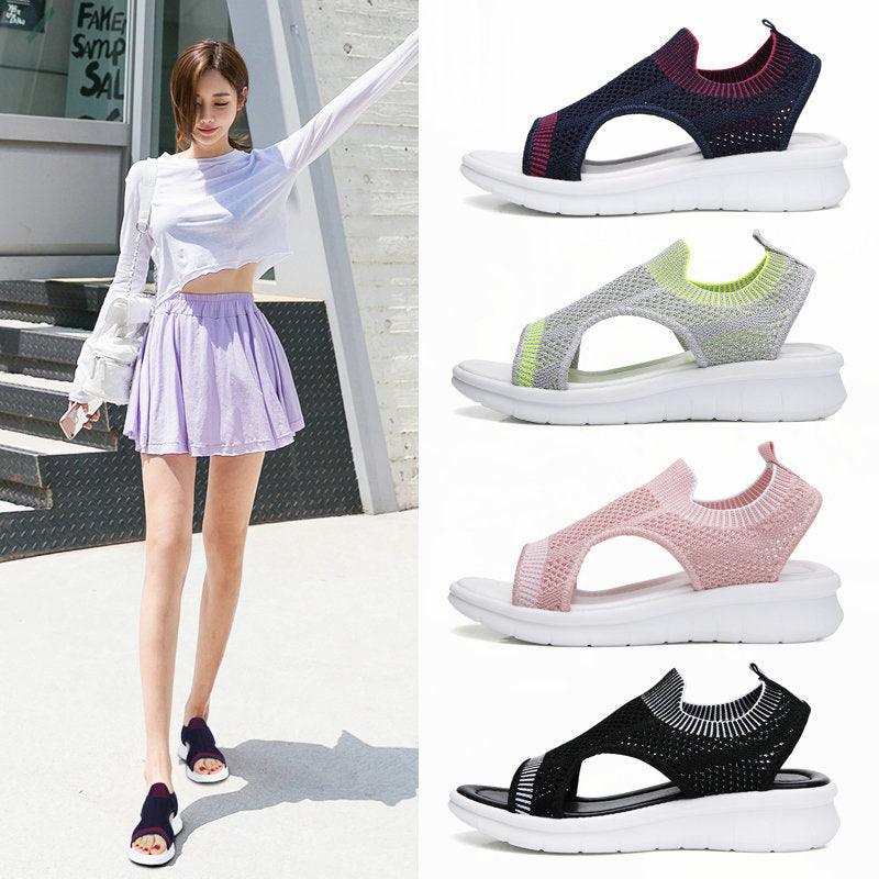 Women's shoes with flying wedges - Amazitshop