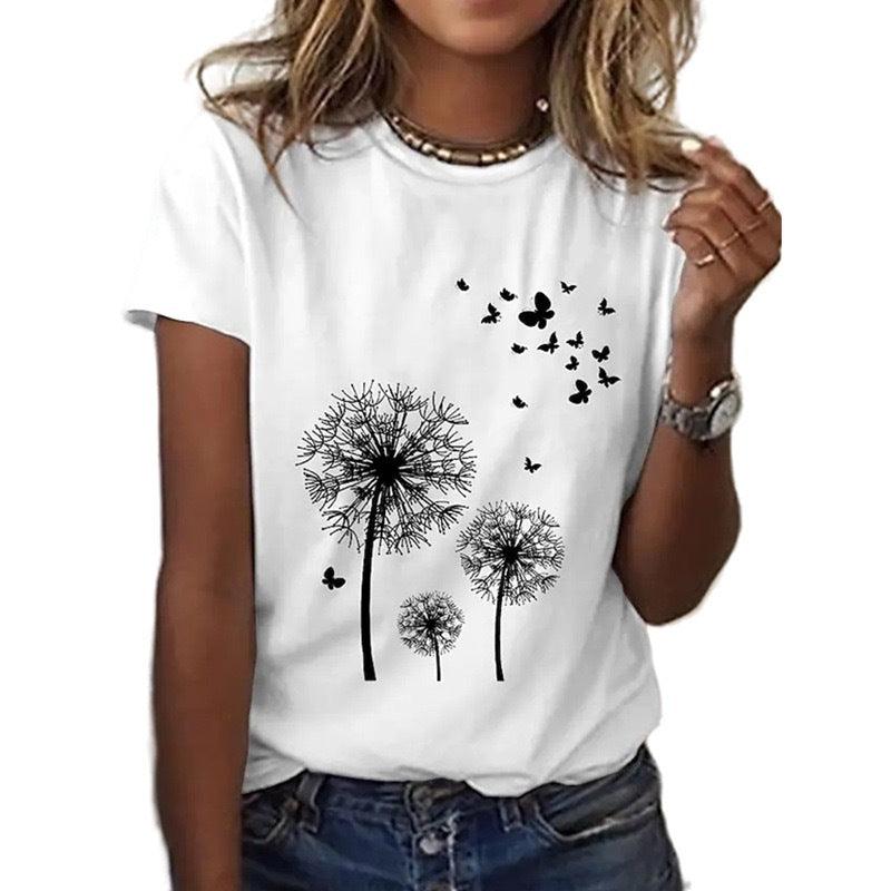 Women's Short - sleeved Tshirt Top - Amazitshop