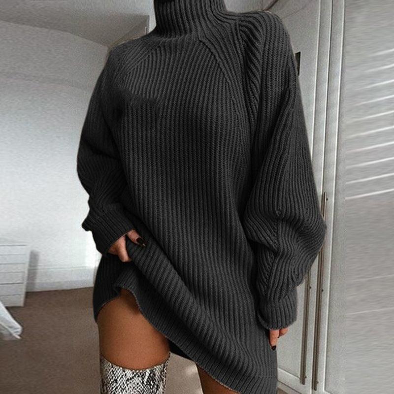 Women's Sweater Dress for Effortless Style - Amazitshop